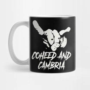 coheed horn sign Mug